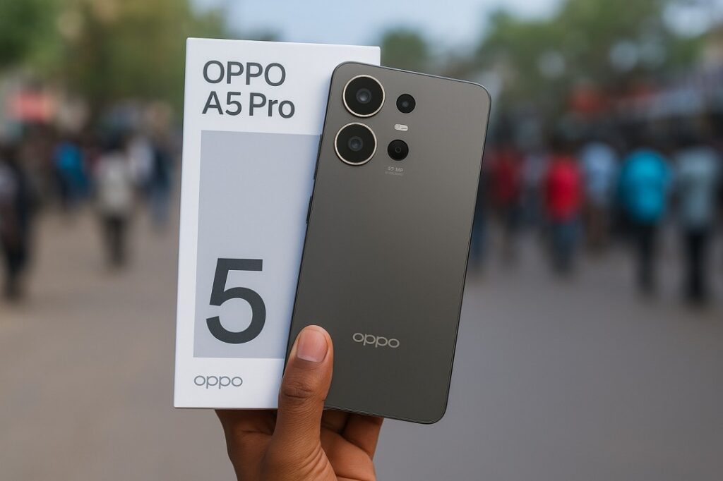 Oppo A5 Pro 5G Surprises All: 5800mAh Battery,50MP Camera,45W Fast Charging Support